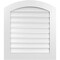 Ekena Millwork Arch Top Surface Mount PVC Gable Vent: Non-Functional, w/ 3-1/2"W x 1"P Standard Frame, 28"W x 30"H GVPAR28X3001SN - alternate 1